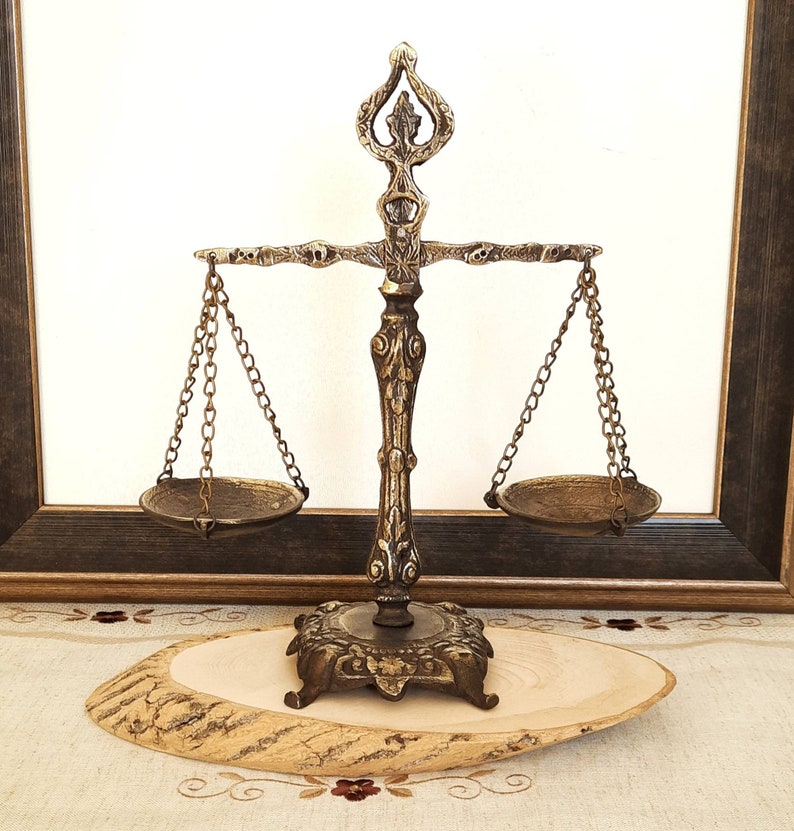 Scales of Justice Libra Scale Justice Scales Law Office Etsy