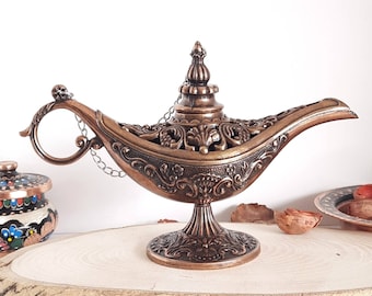 Aladdin Lamp, Alladin Lamp, Incense Lamp, Genie Lamp, Magic Lamp, Genie's Lamp, Aladdin Oil Lamp, Disney Magic Lamp, Christmas Gift Ideas