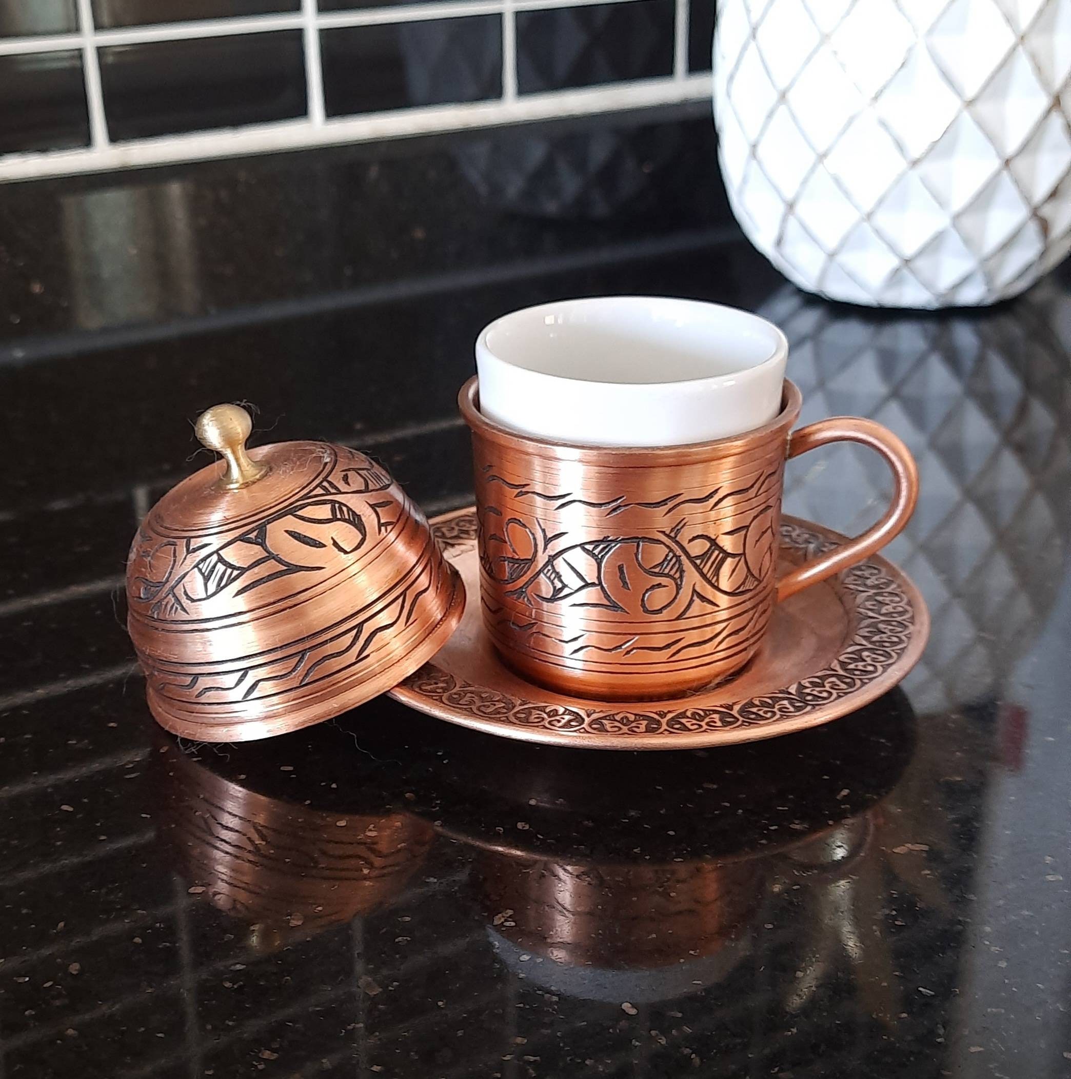 Turkish Coffee Cup, Copper Coffee Cup, Unique Gift Ideas, Birthday Gift,  Arabic Coffee Cup, Keepsake Gifts, Anniversary Gifts, Rustic 