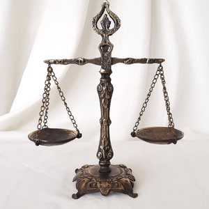 Scales of justice, brass justice scales, balance scale, lawyer gifts, libra scale, justitia, libra scale decor, new creation, best gift ever