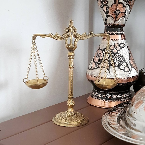 Scales of justice, libra scale, balance scales, libra scales, justice scale, law office decor, unique gift ideas, birthday gift, new favors