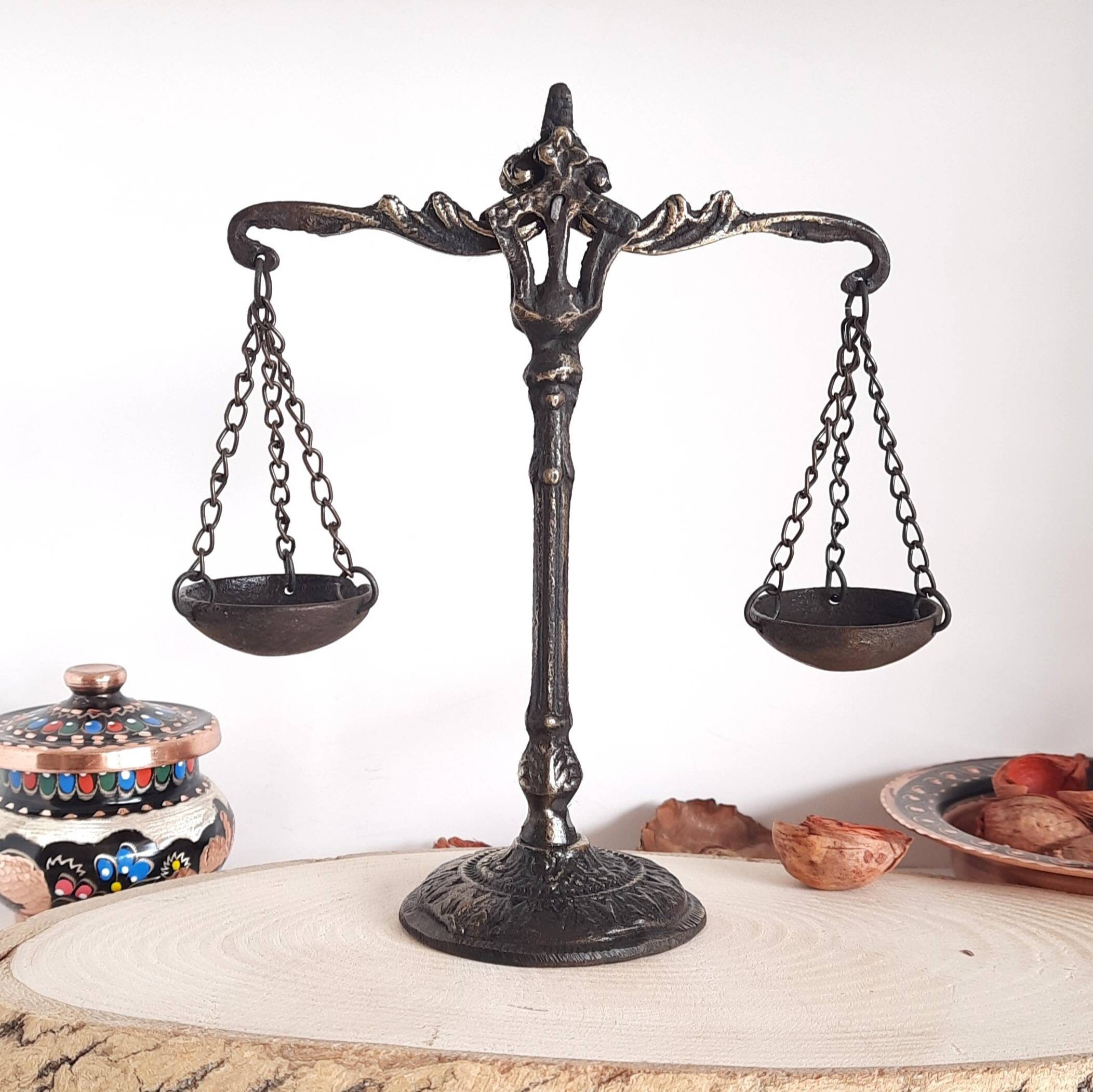 Scales of Justice Law Office Decor Balance Scale Decor Etsy Canada