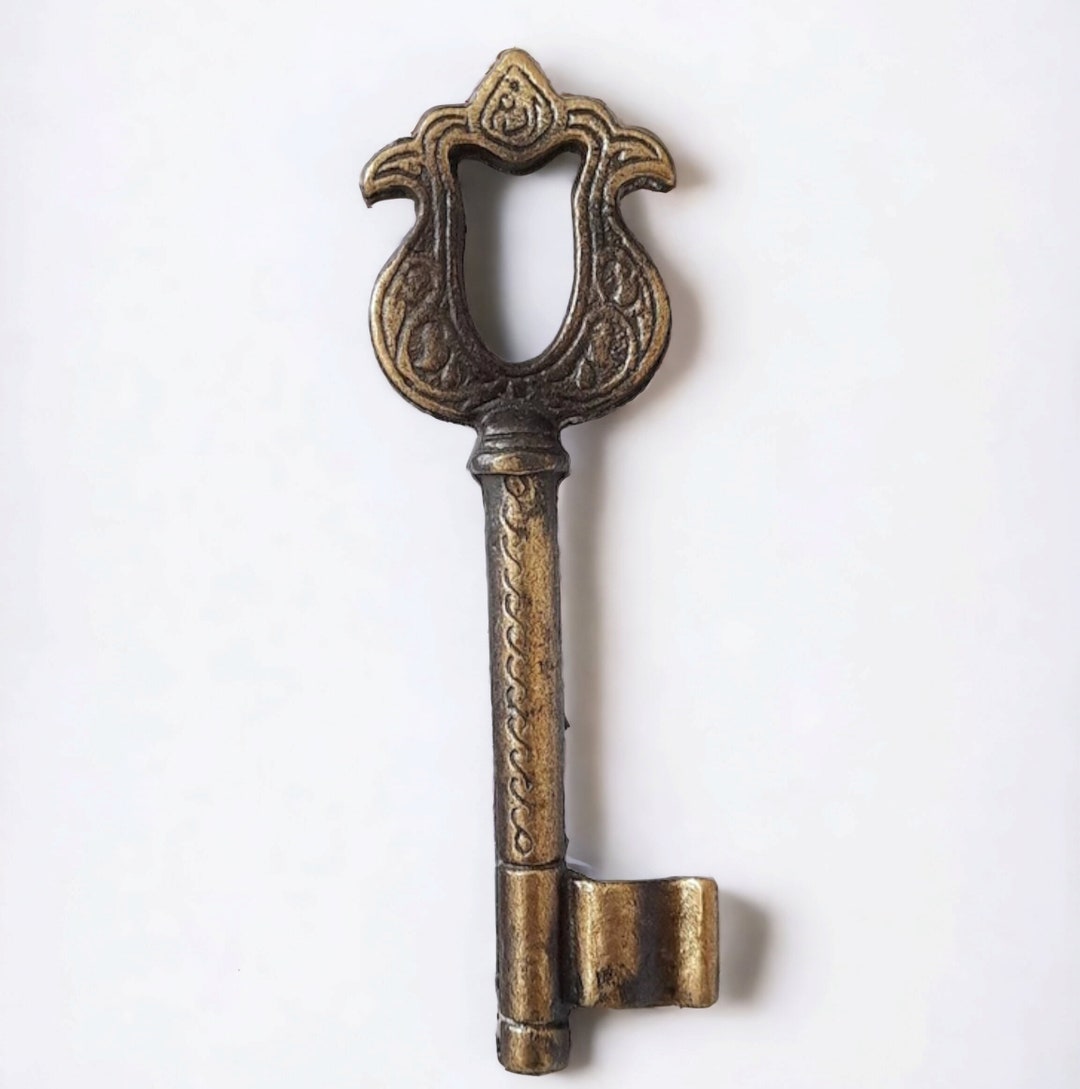 Solid Skeleton Key Decorative Skeleton Key Brass Key New Etsy