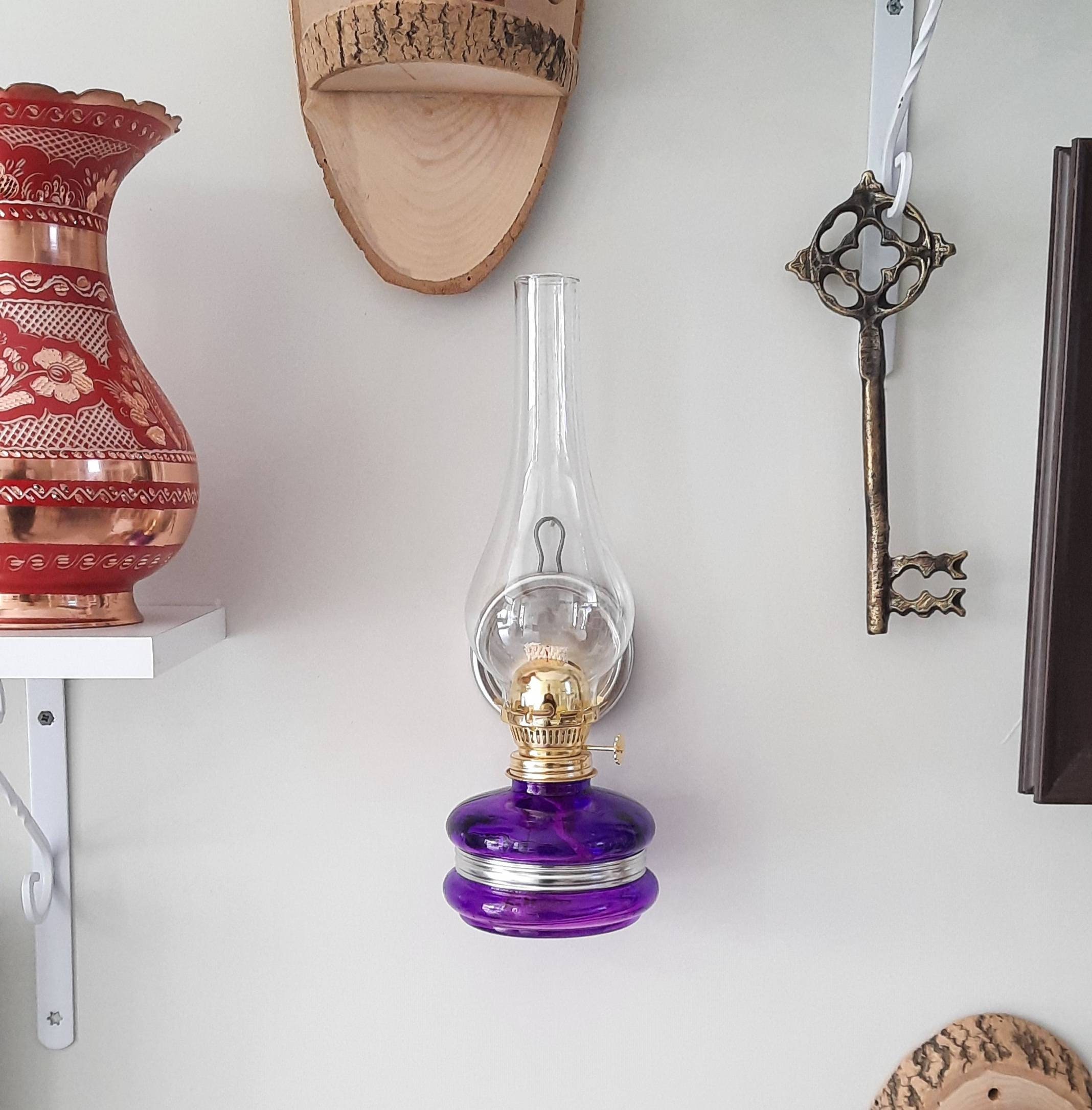 Purple sale oil lamp