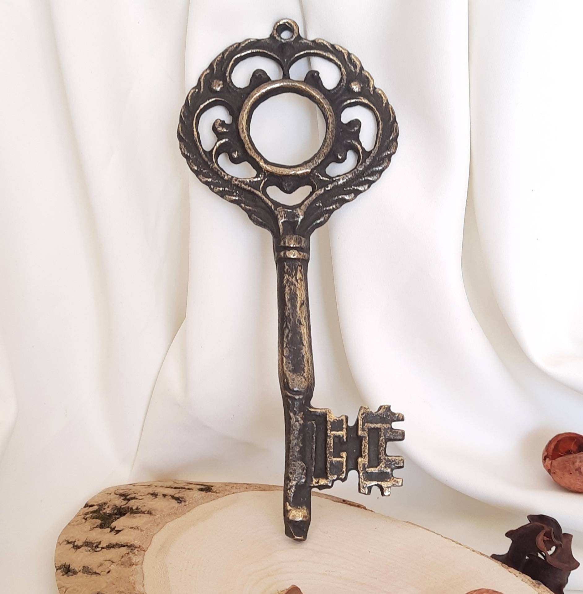 Decorative Skeleton Key Wall Decor Key Brass Skeleton Key Etsy