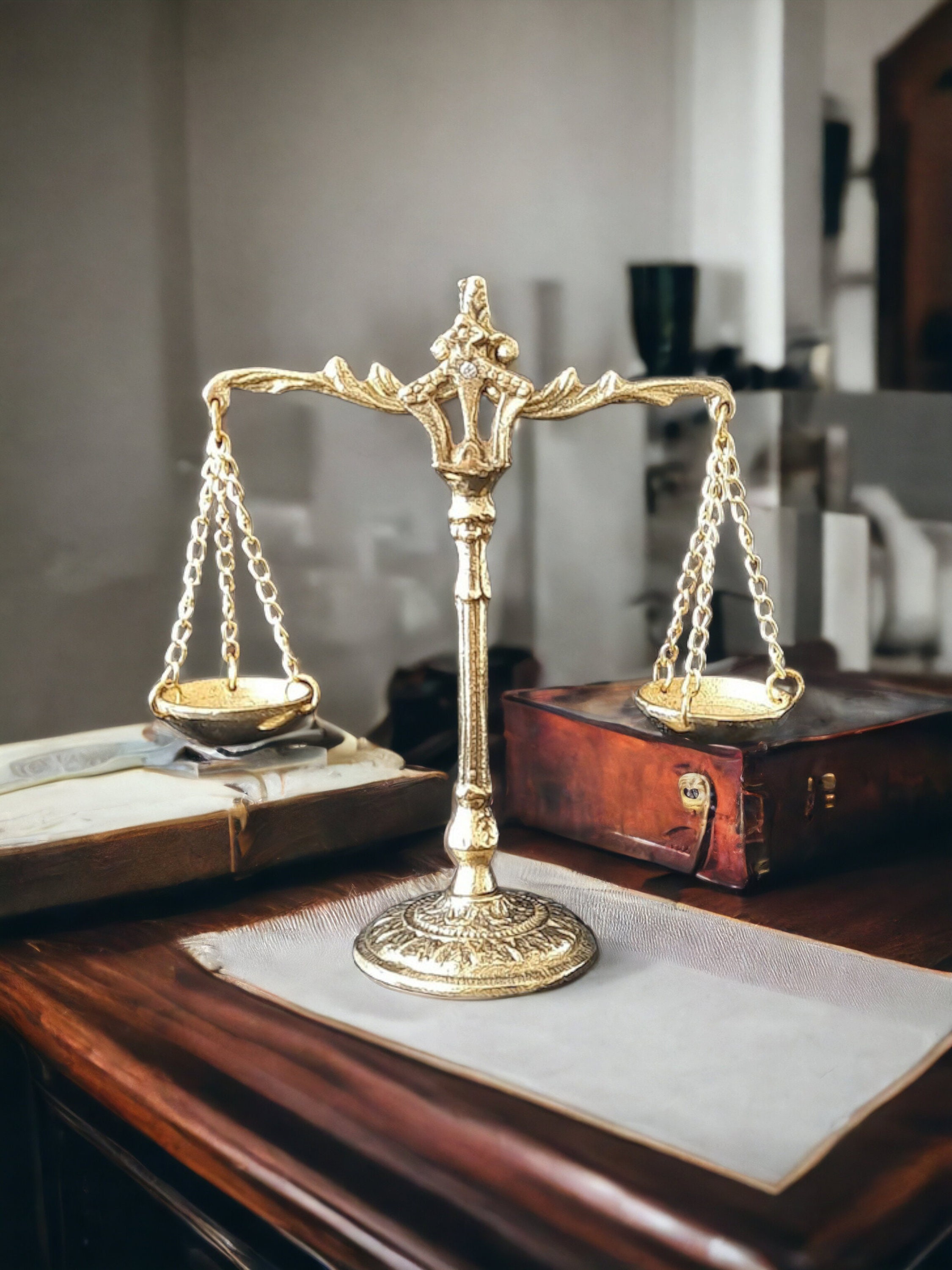 Retro Justice Balance Scale Decor Libra Scale Decor - Vintage Justice Balance Scale ...