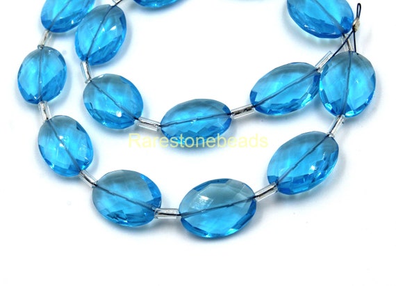 10 Pieces Sky Blue Topaz Gemstone Fine Quality Stone Top | Etsy