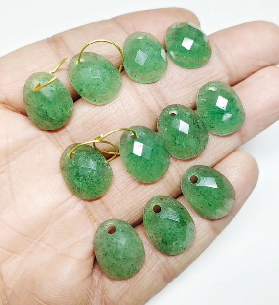 Gemstone Strawberry Quartz Green Green Strawberry Quartz, 10