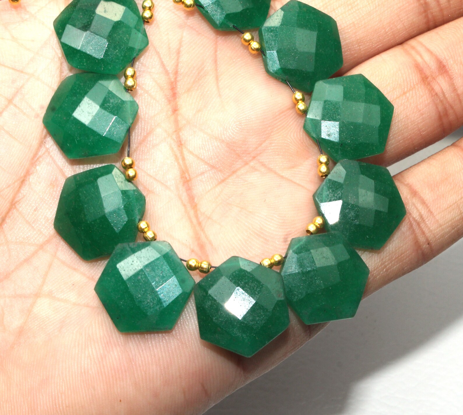 10 pieces Natural dyed quartz gemstone drilled gemstone Etsy