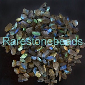 Labradorite Rough, 25 Pieces, Natural Multi Labradorite, Gemstone Raw, Labradorite Raw Jewelry, Rough Gemstone, Labradorite Size 7 to 12 mm