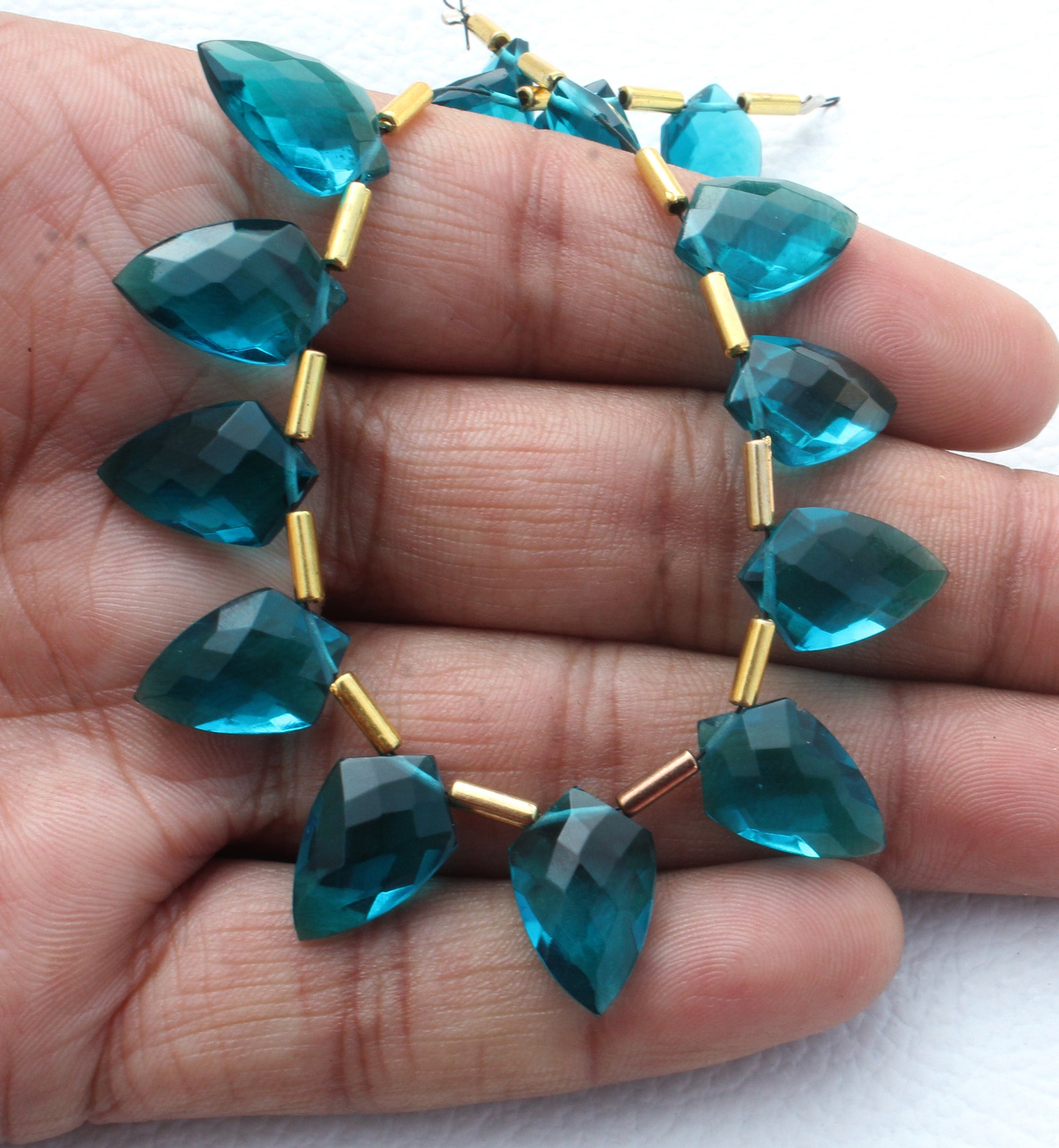 10 pieces apatite quartz hydro beads gemstone drilled Etsy