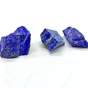 Lapis Lazuli raw, 8 Pieces, Healing Crystal raw, Natural Lapis Lazuli rough stone, rough stone jewelry, lapis lazuli size 15 to 24 mm
