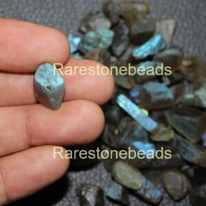 Labradorite Rough, 20 Pieces, Natural Multi Labradorite Raw, Labradorite Raw, Loose stone rough, Rough Jewelry, Labradorite size 8 to 15 mm image 5