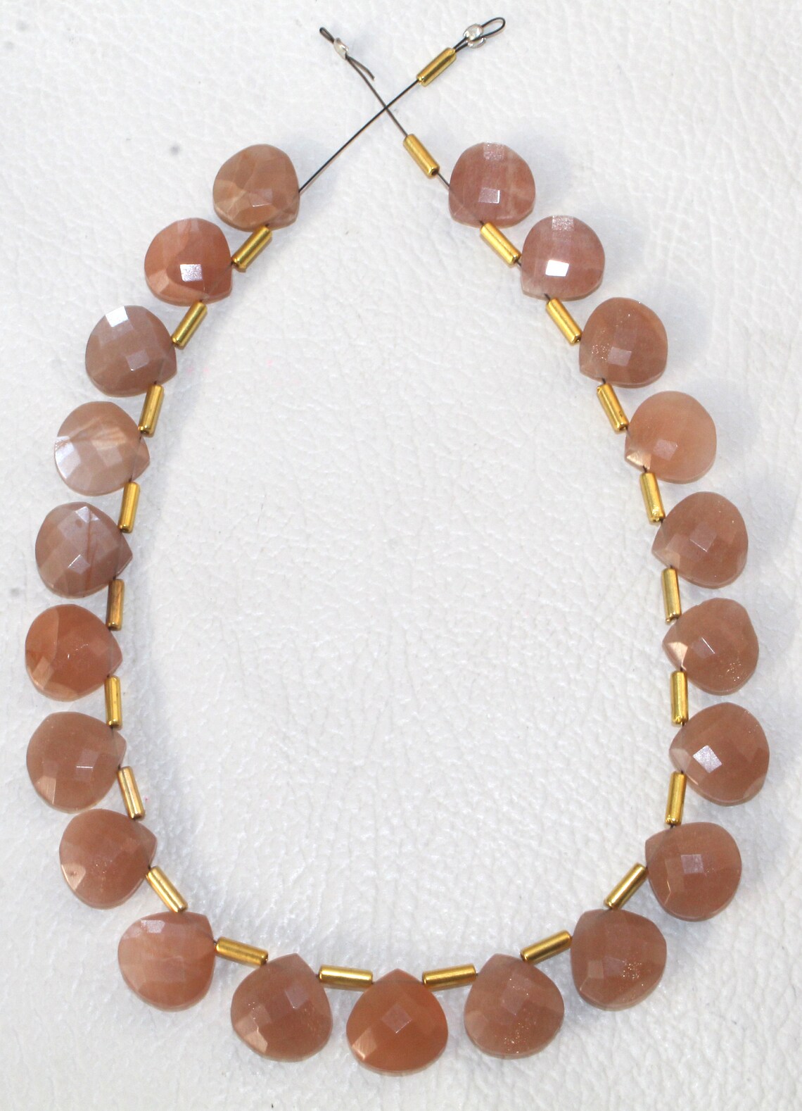 Peach Katdana Beads Pack Of 10