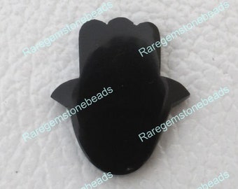 AAA kwaliteit natuurlijke zwarte onyx edelsteen, snijwerk edelsteen, mode-sieraden, kralen sieraden, zwarte onyx kralen, maat 19x22 mm zwarte onyx steen