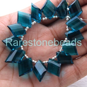 Neon Apatite gemstone, 10 Pieces, Top drilled gemstone, Apatite beads, Faceted loose gemstone, Apatite glass, gemstone jewelry size 10x16 mm