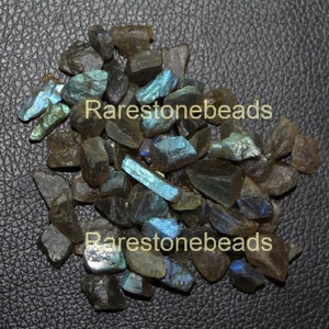 Labradorite Rough, 20 Pieces, Natural Multi Labradorite Raw, Labradorite Raw, Loose stone rough, Rough Jewelry, Labradorite size 8 to 15 mm image 8