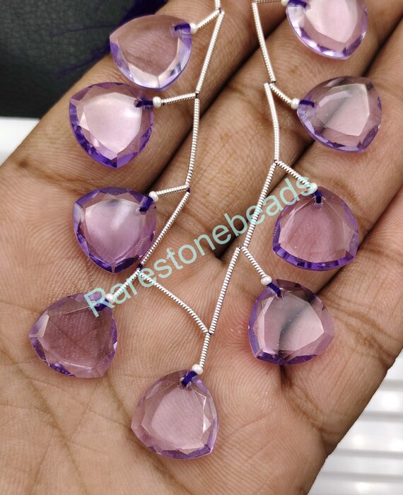 アメジストハート2点セットNo.827 アメシスト シルバーリング(ハート