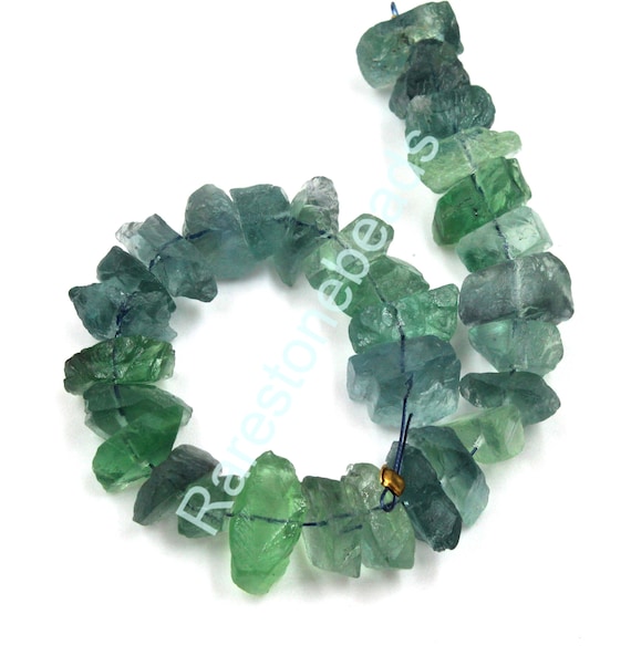 Natural Fluorite Rough, 20 Pieces, drilled gemstone Rough, Natural Fluorite raw, Jewelry making rough,Natural Green Fluorite size 7 to 13 mm
