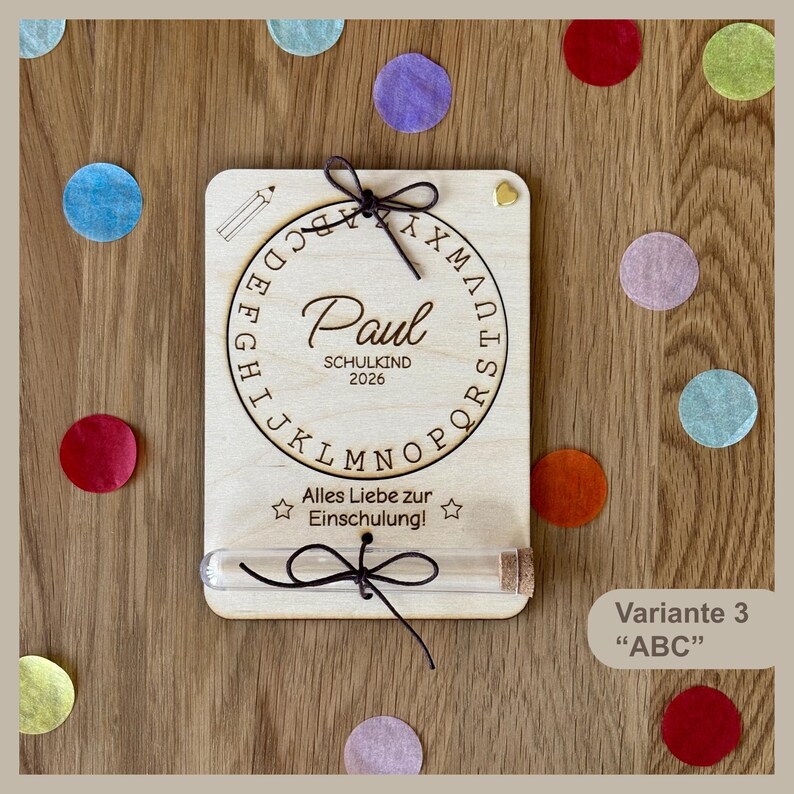 Einschulung Geschenk - Variante 3