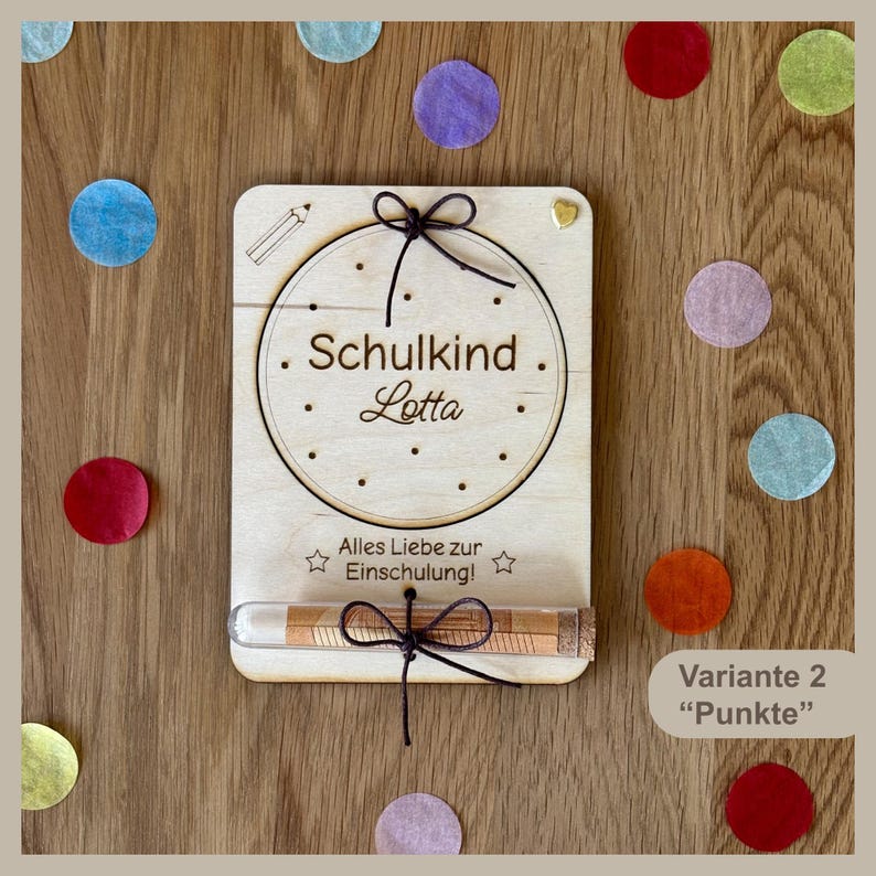 Einschulung Geschenk - Variante 2