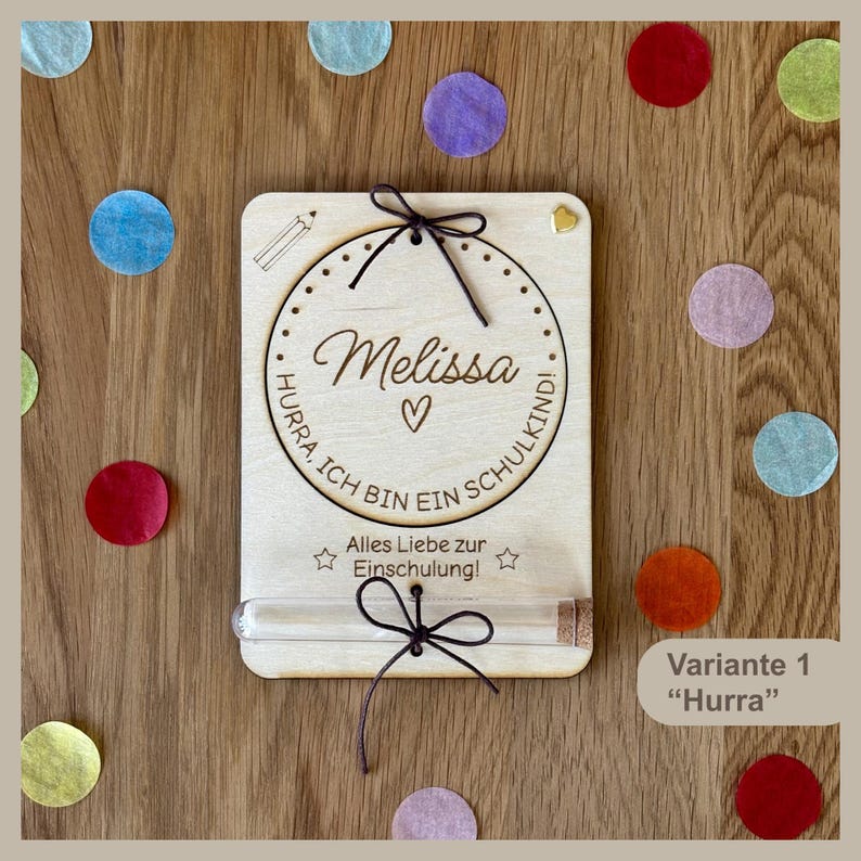 Einschulung Geschenk - Variante 1