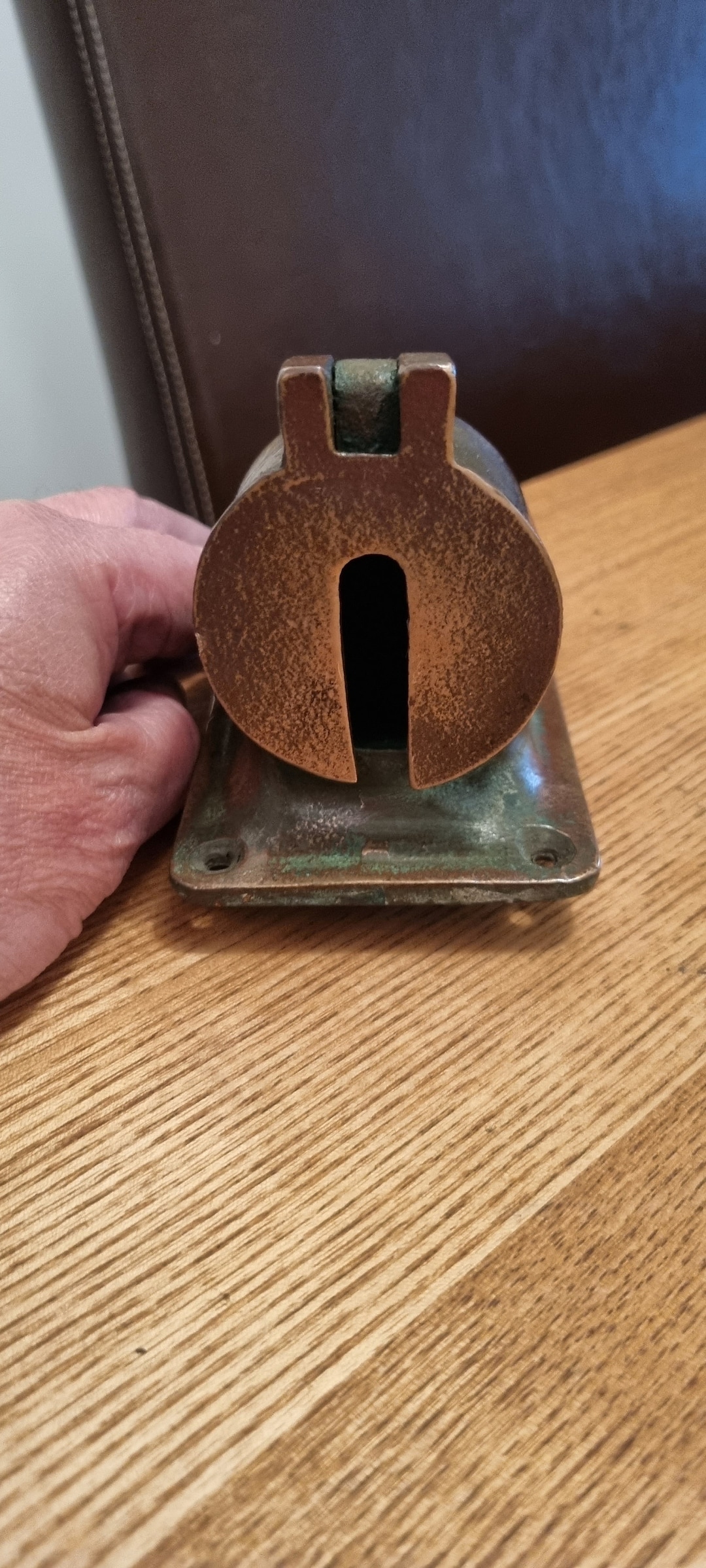 Vintage Bronze Anchor Chain Holder Ships Anchor Etsy