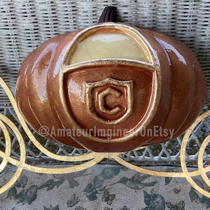 Cinderella Pumpkin Carriage Centerpiece from Main Street USA (Fall Wreath Not Included in this shop item) | Free Shipping