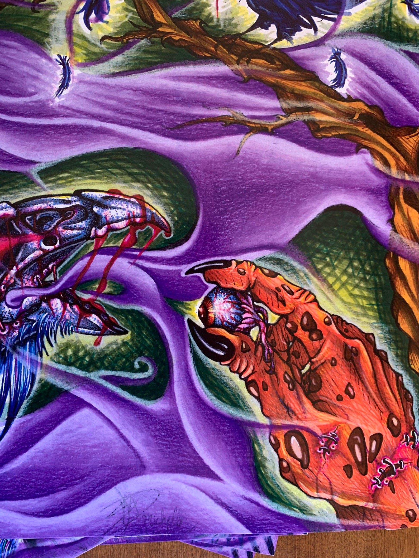 The Crows Nightmare Crows Death Haunting Spooky - Etsy