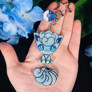 Alolan Vulpix Keychain