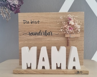 Muttertag, kleines Mitbringsel, Lieber Mensch, Mama, Geburtstag, Raysin, Raysindeko