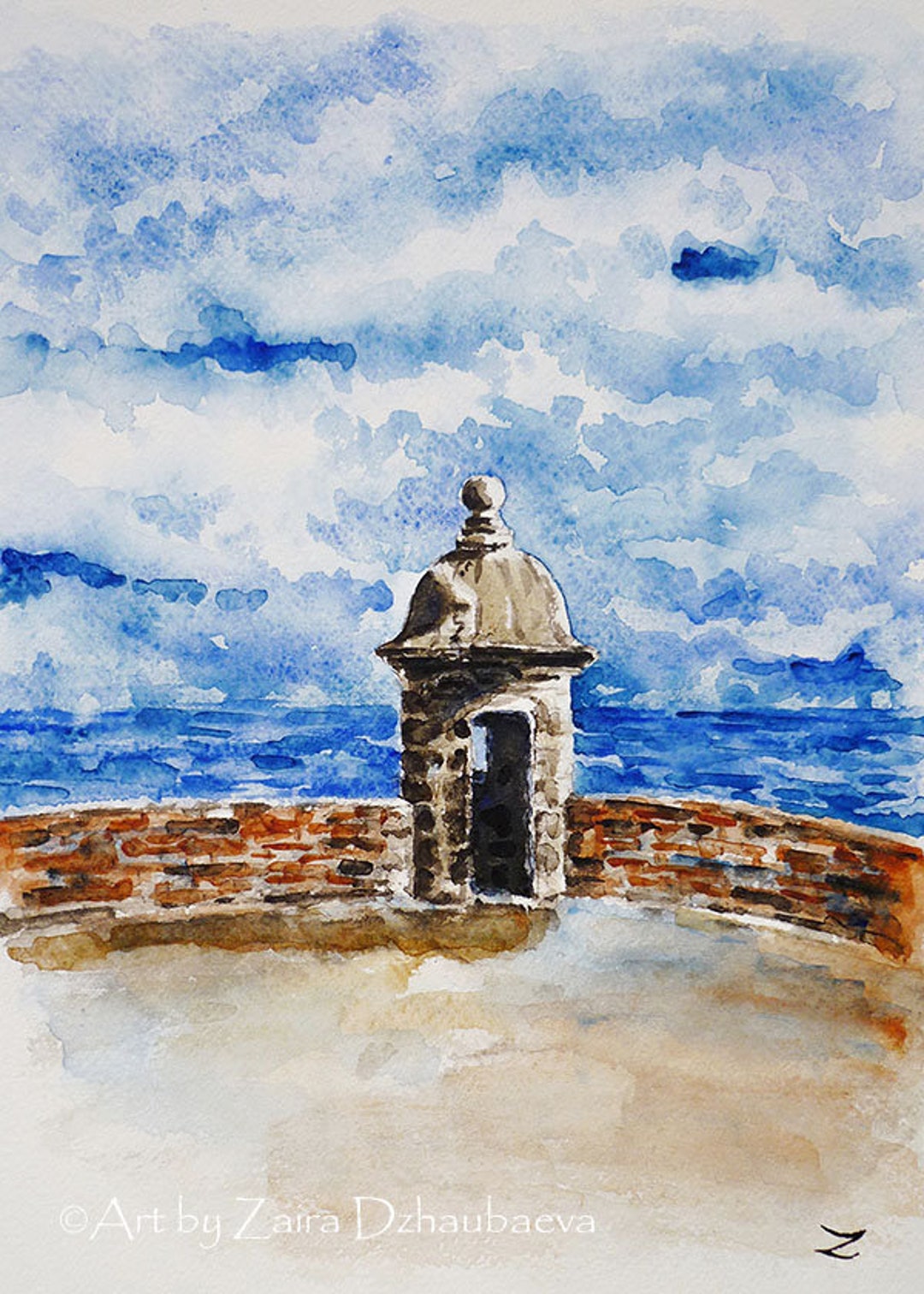 El Morro the Castle of San Felipe Del Morro in San Juan Art Etsy