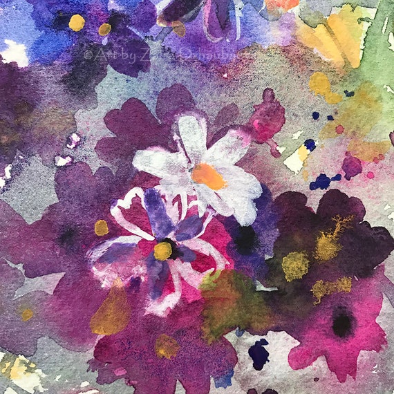 Buy Spring Floral - Original Watercolor Painting on Paper