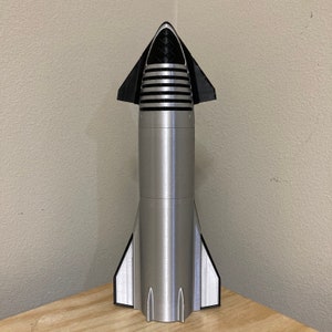 1 72 Scale Spacex Starship Model Etsy