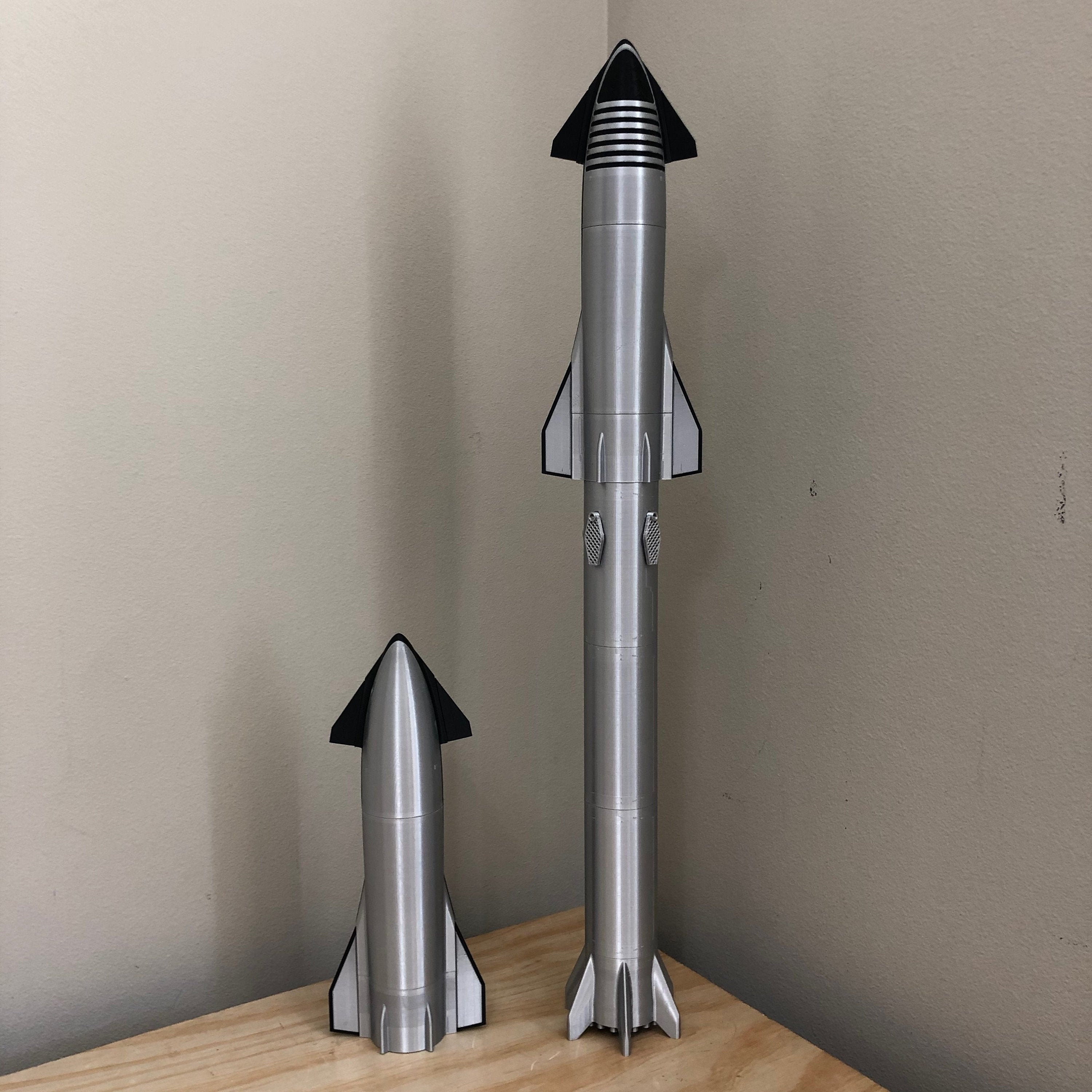 Spacex Starship Tanker and Super Heavy Model 1144 Scale Etsy UK