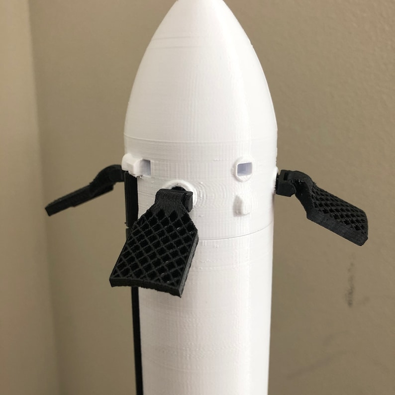 SpaceX Falcon Heavy Model 3D Printed 172 Scale 40 Tall Etsy