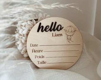 Carte bienvenue bébé, naissance