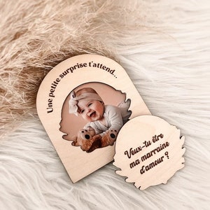 Personalized child photo godmother request box
