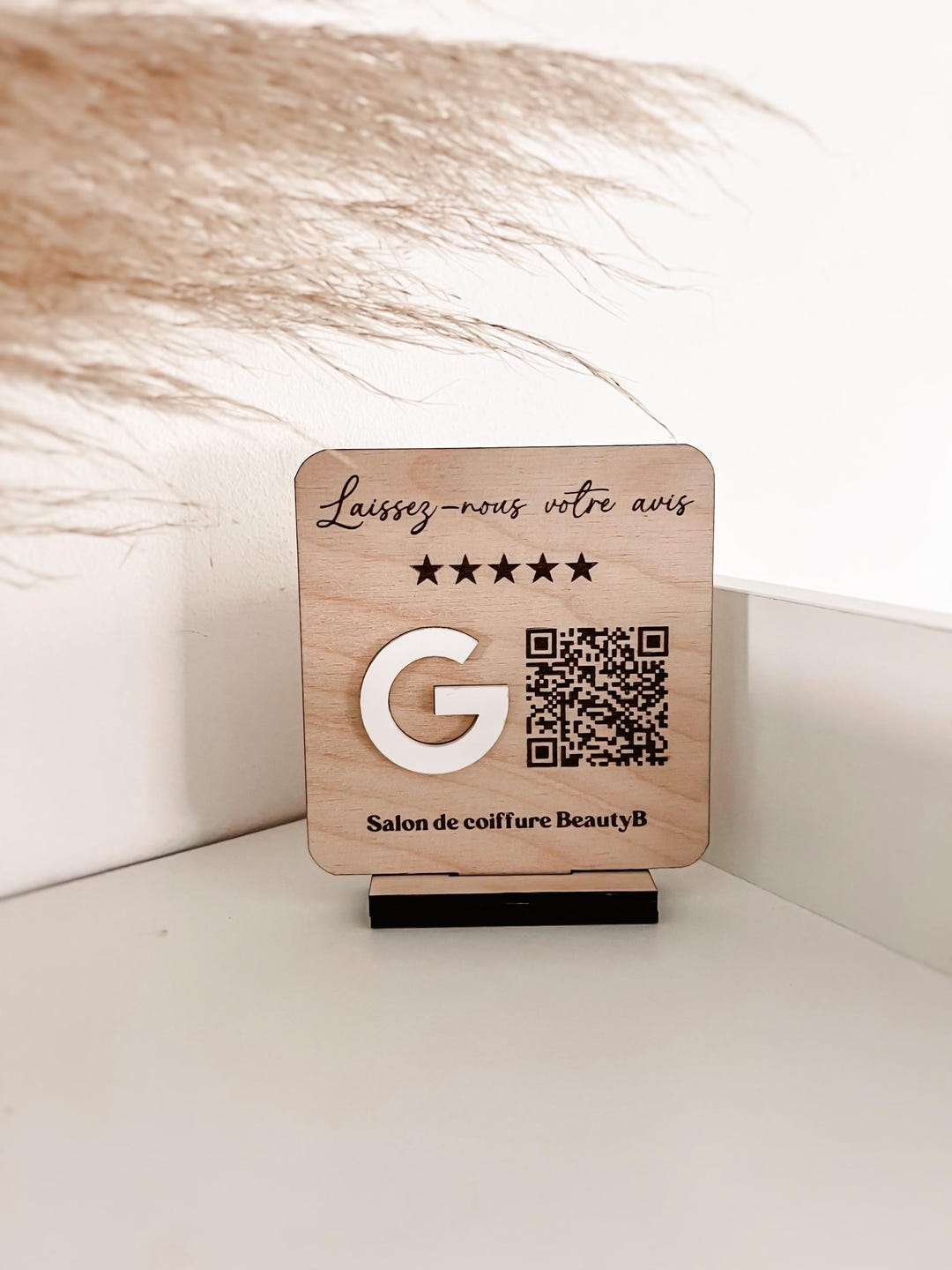 Google Review Sign With QR Code for Business Etsy UK