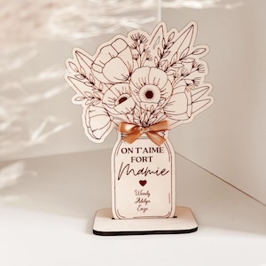 Decorazione personalizzata del bouquet di fiori da offrire