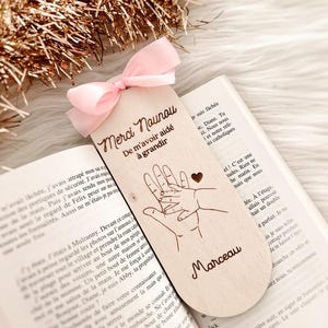 Personalized bookmark to offer, teacher, nanny, personalized gift