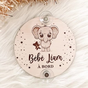 Baby on board personalized car sign