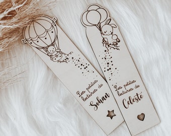 Personalized children's bookmark to color