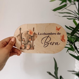 Personalized door sign for children&#39;s room