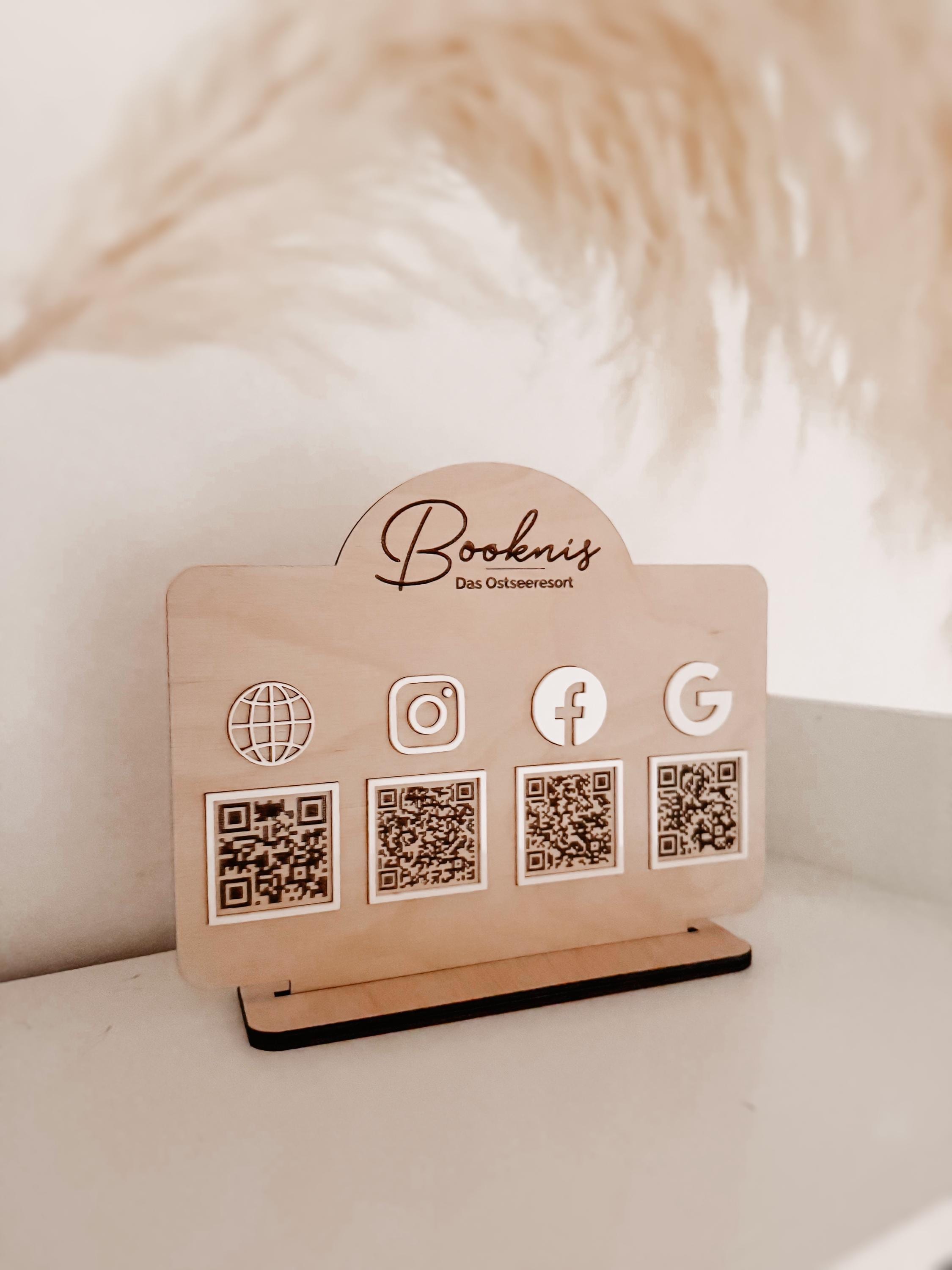 Targhetta WiFi Personalizzata In Acrilico - Con Base Legno, Per Casa E Ufficio - Foto 8