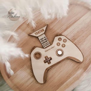 Set regalo personalizzato a forma di controller di gioco del padrino