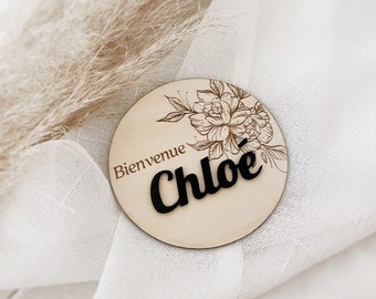 Carte bienvenue bébé, naissance