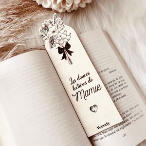 Marcador personalizado para oferecer, avó, família, mãe