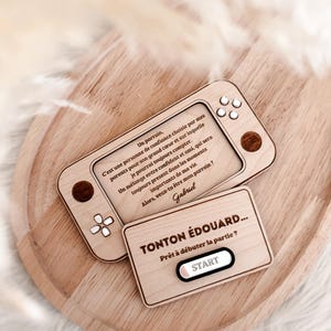 Caixa de pedidos surpresa personalizada com texto, pedido de padrinho gravado, presente de padrinho personalizado