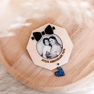 Personalized engraved magnet with photo, grandparents, Father's Day, Grandfather's Day, birthdays